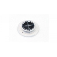 Кран шаровый латунь 1/2" FF,бабочка для термодатчика