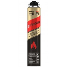 Пена монтажная профессиональная огнеупорная SILA PRO B1 Firestop 65 750мл. (SPFR45)