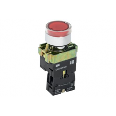 Кнопка LAY5-BW3461 с подсветкой красный 1з ИЭК