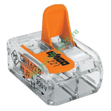 Клеммник  CAGE CLAMP  2*(0.08-2.5mm) 32A 400V(WAGO)