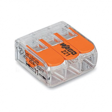 Клеммник  CAGE CLAMP  3*(0.08-2.5mm) 32A 400V(WAGO)