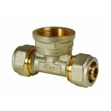 Тройник РВ26*1/2" металлопластик 