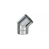 Колено нерж. 45*115 0,8мм AISI 430