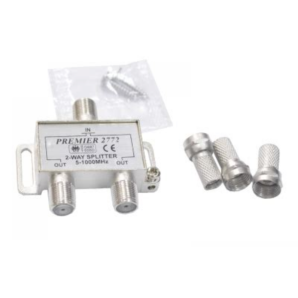 Разветвитель ТВ на 2 направления,5-1000МНz,имп.