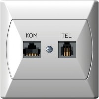 Розетка GPKТ-А/К 995 компьютерн. телефон. АКЦИЯ 30%