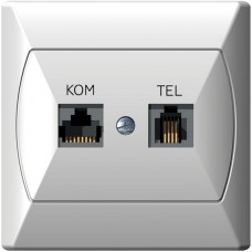 Розетка GPKТ-А/К 995 компьютерн. телефон. АКЦИЯ 30%