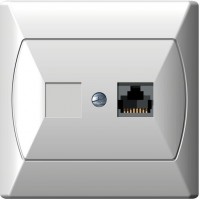 Розетка GPK-1A/К 993 компьютерн. одинарная  RJ 45 РАСПРОДАЖА 30%