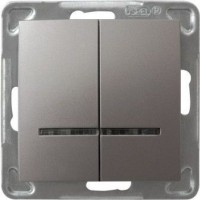 Выключатель LP-  2YS/M/23 1002  2 кл. c подсветкой 