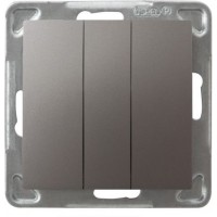 Выключатель LP-13Y/M/23 1129 3 кл.(без рамки)