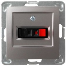 Розетка GG-1Y/M/23 1039 аккустическая одинарная (без рамки)