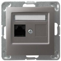 Розетка GPK-1Y/К/M/23 1034 компьют.одинарная  (без рамки)