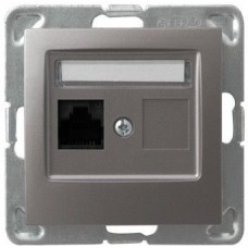 Розетка GPK-1Y/К/M/23 1034 компьют.одинарная  (без рамки)