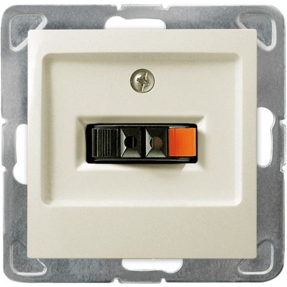 Розетка GG-1Y/M/27 1039 аккустическая одинарная (без рамки)