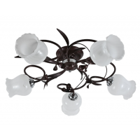 Светильник потолочный 10076/5CF+CR WT