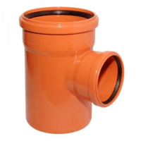 Тройник 200* 110 87 канализационный наружный 