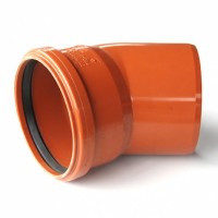 Колено 200*30 канализационное наружное