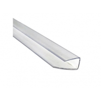 Профиль торцевой UP  4мм L=2.1м Молочный