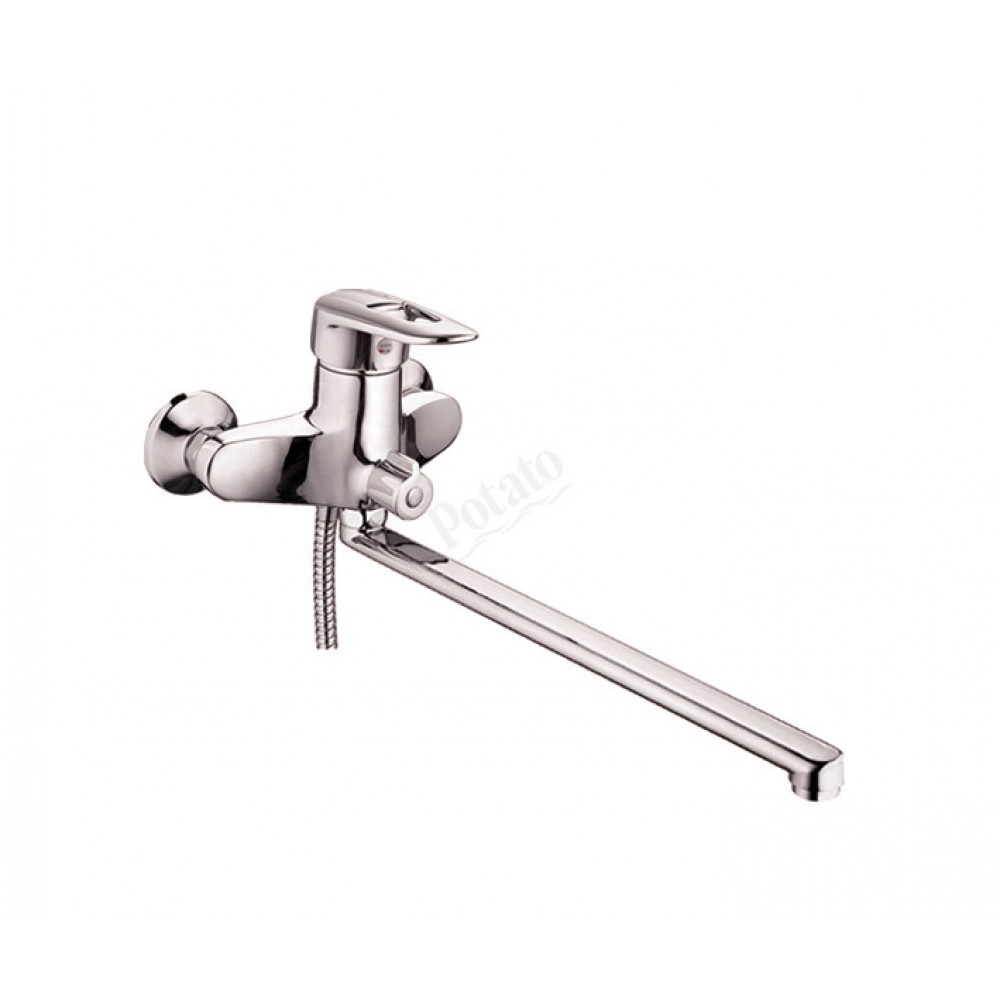 Смеситель для ванны короткий нос из пластика АБС БЕЛЫЙ квадратный корпус 5573 Смеситель для ванны короткий нос из пластика АБС БЕЛЫЙ квадратный корпус 5573