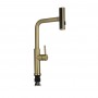 Смеситель для кухни Г-образный с поворотной вытяжной лейкой мат.золото 9134 Смеситель для кухни Г-образный с поворотной вытяжной лейкой мат.золото 9134