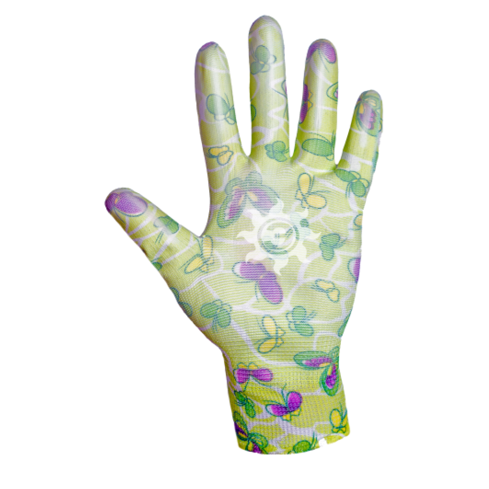 Перчатки нейлоновые садовые Лайт-Гламур 04/84 р.8/ПН8/ 97/№15