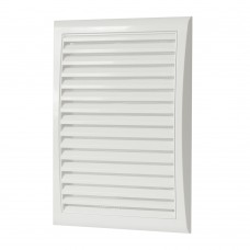 Решетка пластиковая 140*300 белая (N30)