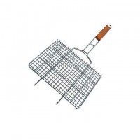 Решетка гриль антипригарная 34*23см (длина с ручкой 55см) 860-570/862-163