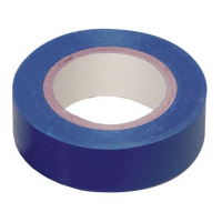 Изолента (0,13mm x 19mm x 10м) самозатухающая синяя 11001