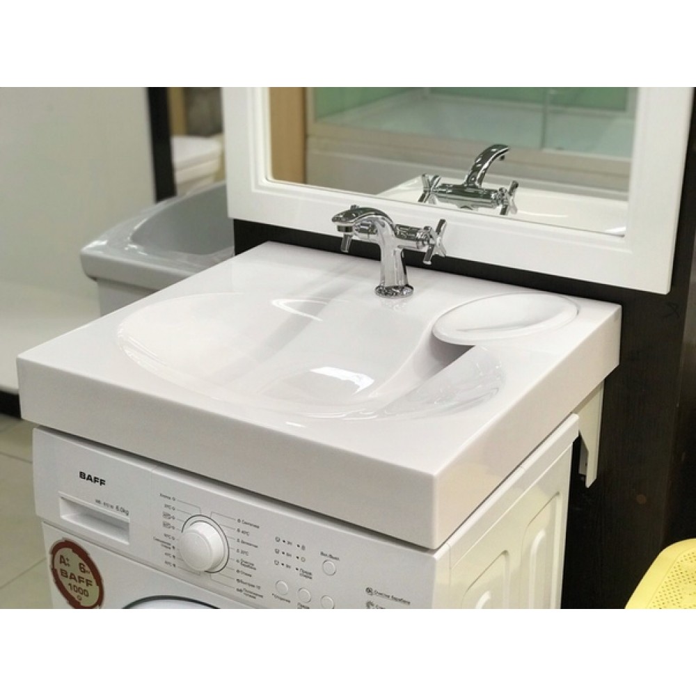 Умывальник  Comfort  над стиральной машиной 60х55