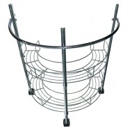 Столик передвижной под раковину двухуровневый (3025)