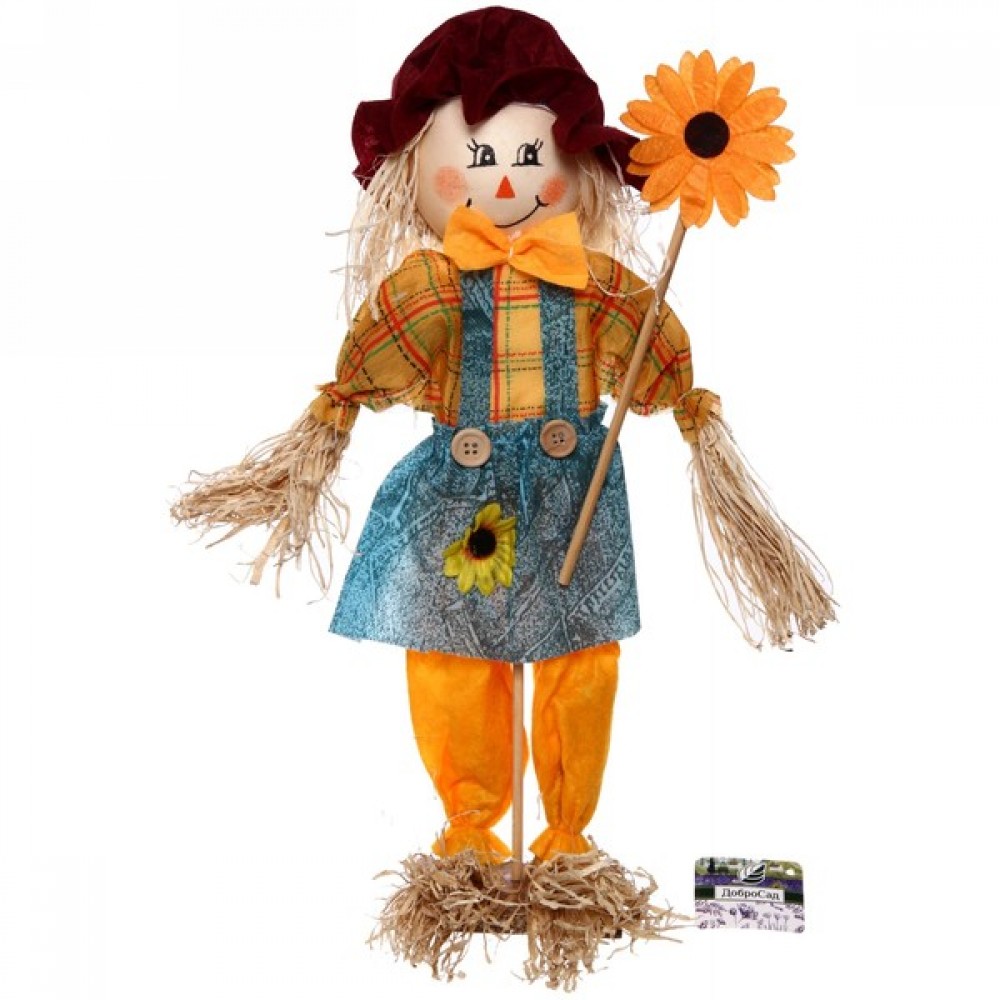 Фигура садовая полистоун Зайчик Жан серебро Ф362с