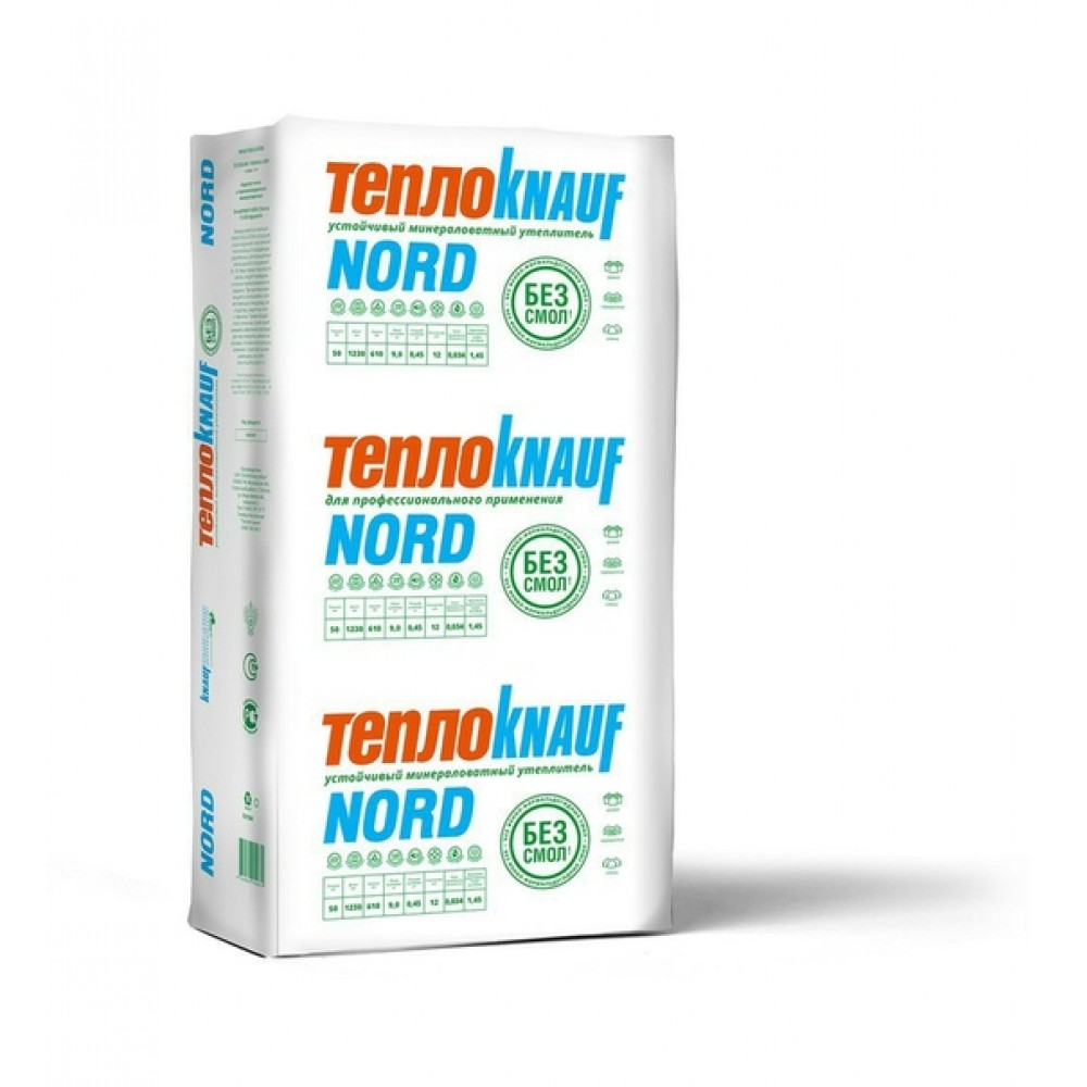 Утеплитель Knauf Nord TS033 100*1250*600 (6 ПЛИТ/упак;4,5кв.м;0,45м3)