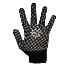 Перчатки нейлоновые с ПВХ покрытием ладони черные 04/89