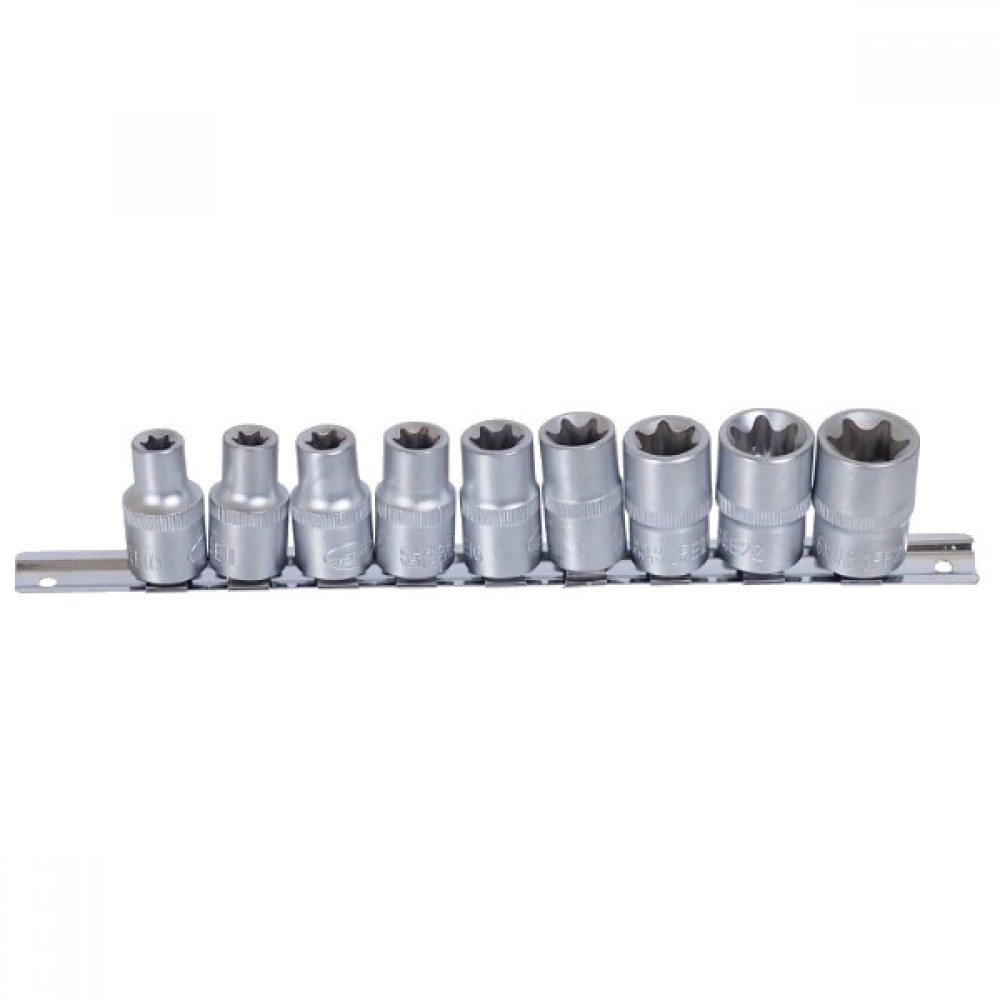 Набор насадок 1/4" Е5-Е14 9 предметов 10629