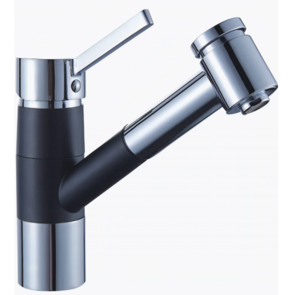 Смеситель для кухни D86-660127BL с выдвижной лейкой