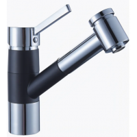 Смеситель для кухни D86-660127BL с выдвижной лейкой