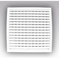 Решетка пластиковая 200*300 белая со сьёмной рамкой регулируемая (2030РРП)