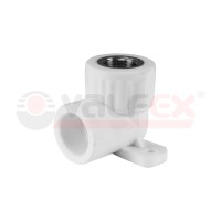 ППР Угольник с креплением РВ 25*1/2" белый 10120025