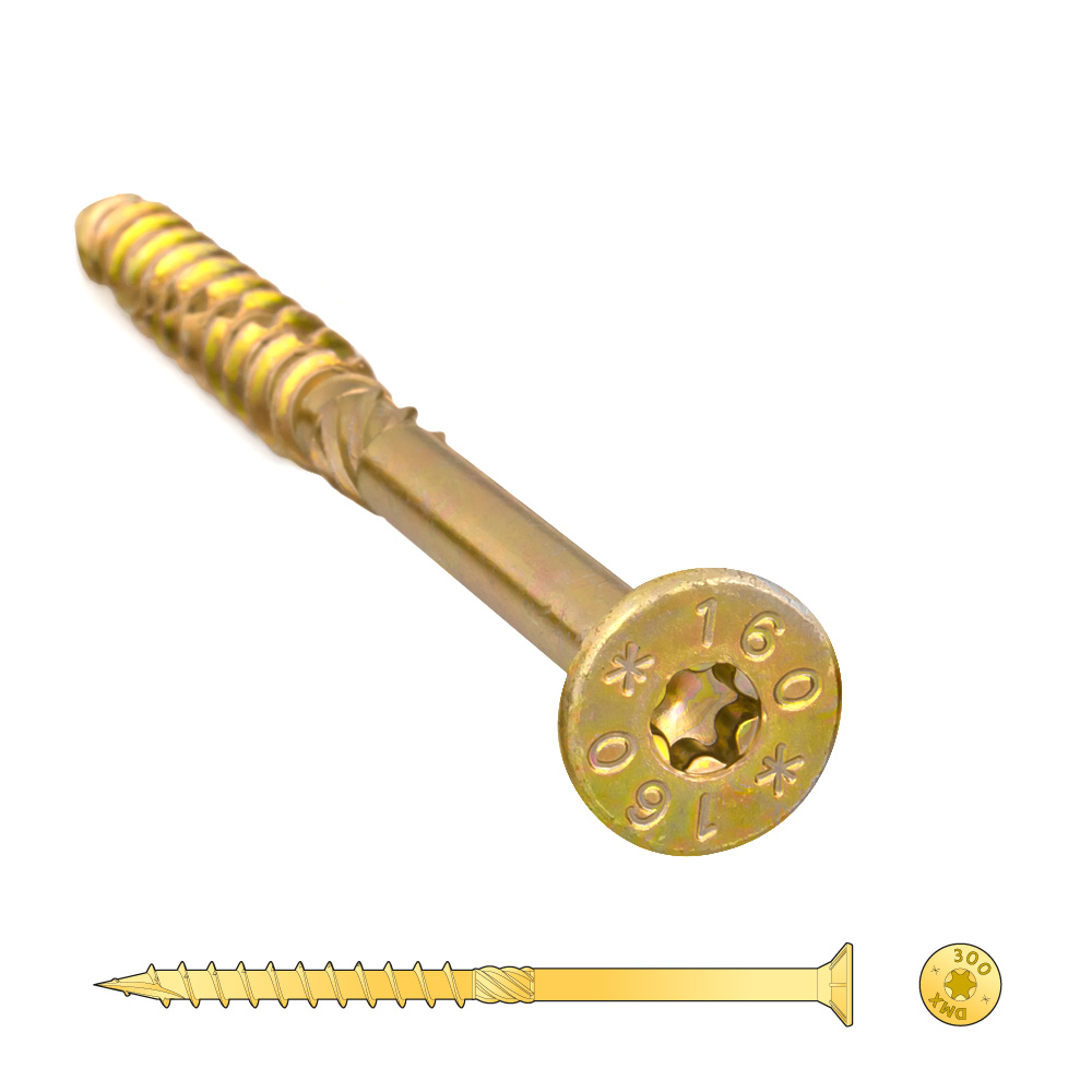 Шуруп с потайной головкой 6,0* 90 SPEED