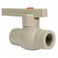 ППР Кран шаровый 50 серый OPTIMA стандартнопроходной (8/2) 10145050Г