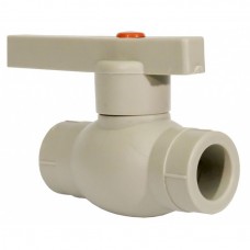 ППР Кран шаровый 50 серый OPTIMA стандартнопроходной (8/2) 10145050Г