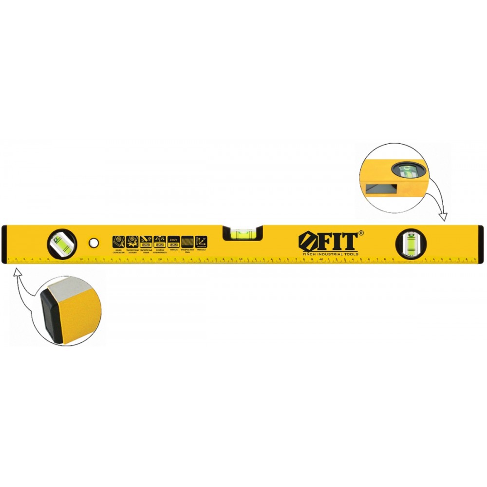 Уровень Перископ 600мм 3 глазка 18182 Уровень Перископ 600мм 3 глазка 18182