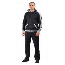 Костюм ТИР2 (куртка+брюки) трикотажный т.синий/серый  р.48-50  (КОС303) ХХХ АКЦИЯ 20%