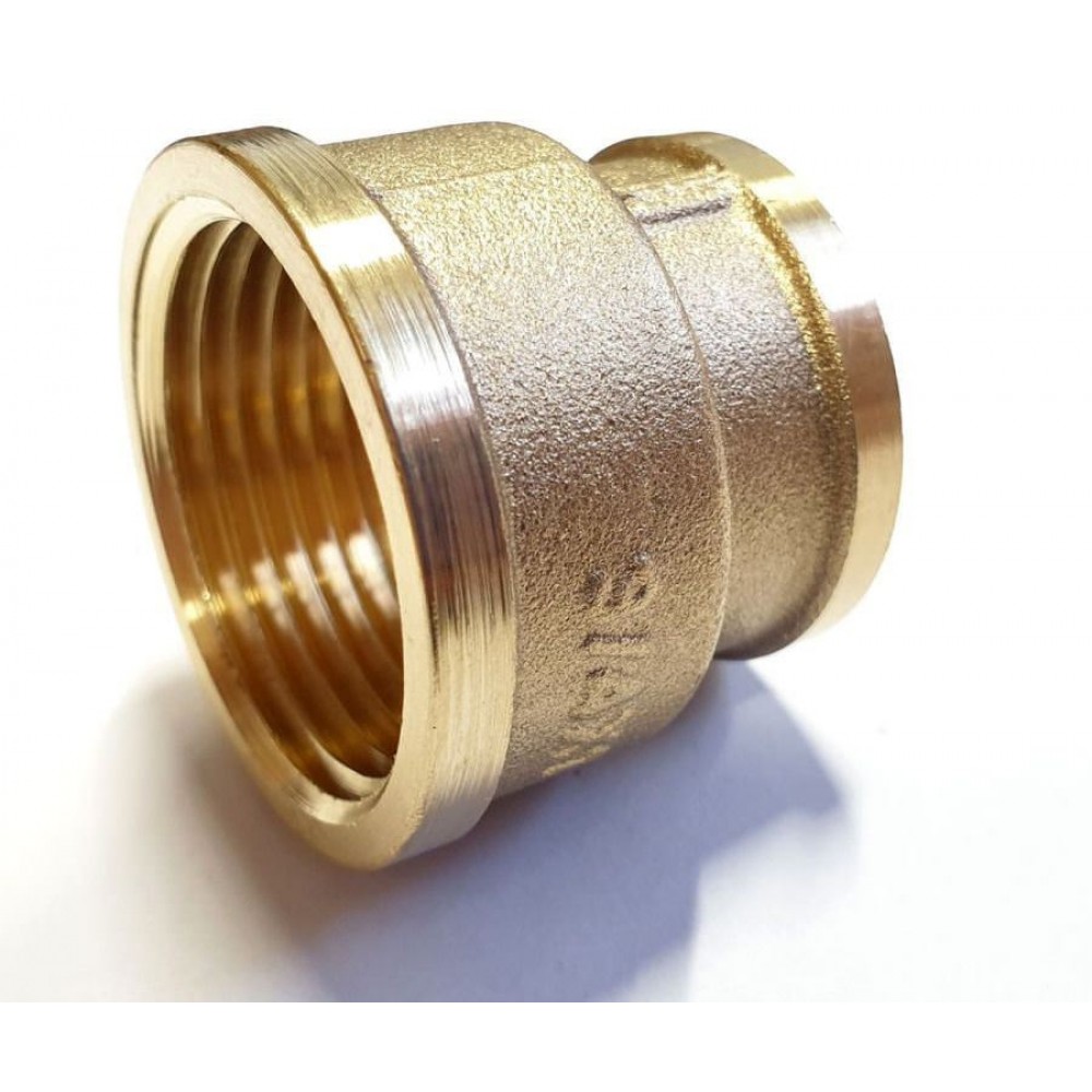Муфта переходная латунь 1 1/2"х  3/4"