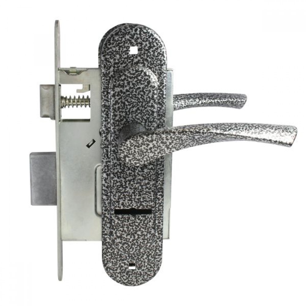 Замок врезной Птимаш ЗВ9-4.07 с/руч серебро 11618 Замок врезной Птимаш ЗВ9-4.07 с/руч серебро 11618