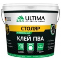 Клей ПВА строительный  ULTIMA 0,9кг ULTSTR09