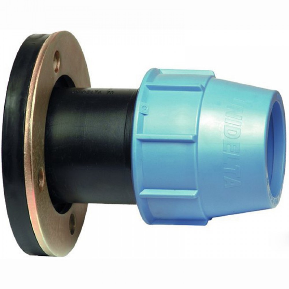 Соединитель для ПЭ труб 75 ПЭ фланец Ду80