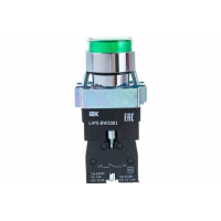 Кнопка LAY5-BW3361 с подсветкой зеленый 1з ИЭК