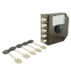 Замок накладной тяж. Эльбор 1.06.51.5.5 Гранит (5276)