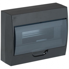 Щит ЩРН-П-12 модулей навесной пластик ИЭК черный