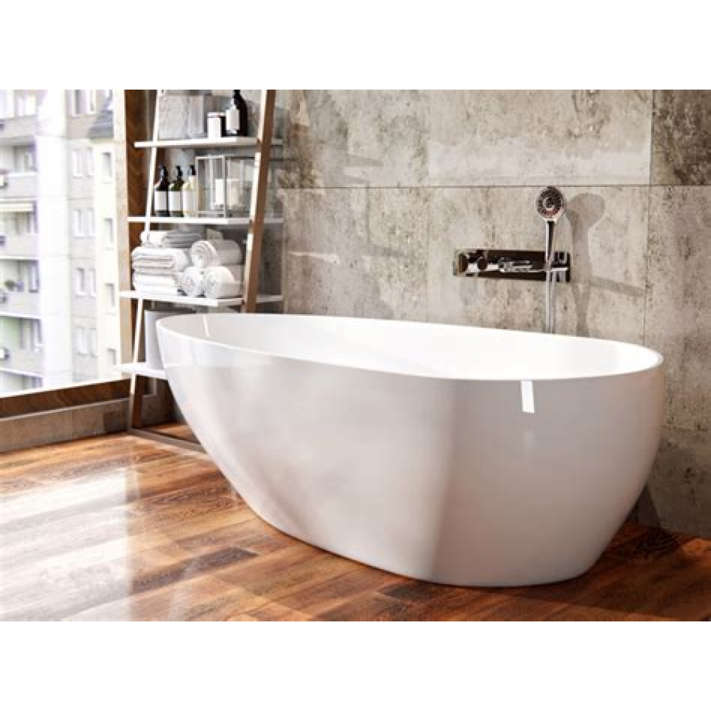 Ванна 170х84 Лотос овальная литьевой мрамор АКЦИЯ 